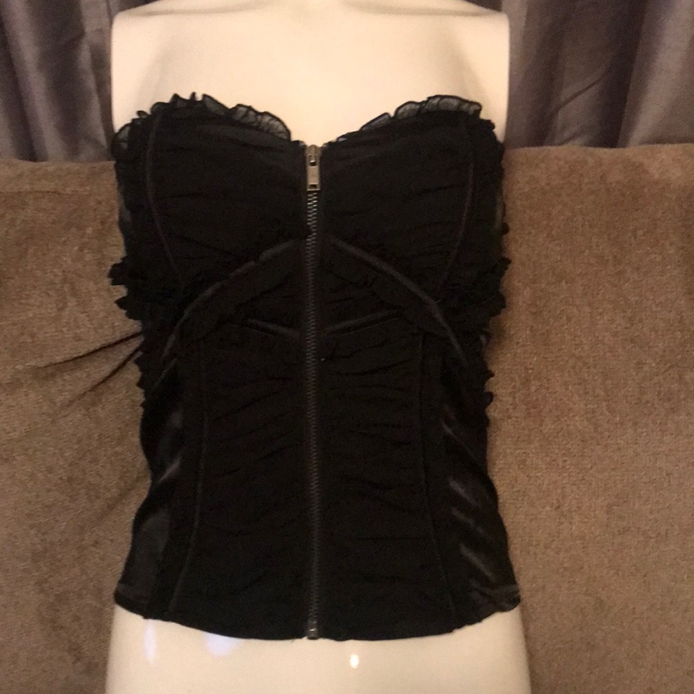 Bebe black tube top